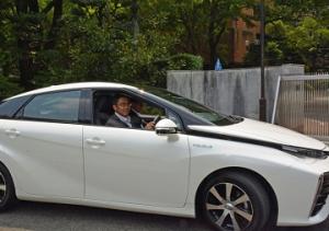 燃料電池自動車（ＦＣＶ）に試乗しました
