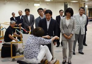 皇太子殿下があいち健康プラザをご視察されました