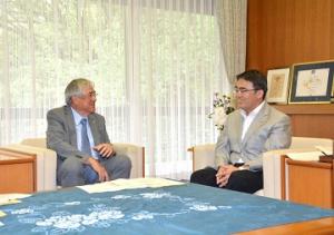 日本フットサル連盟の小倉会長と