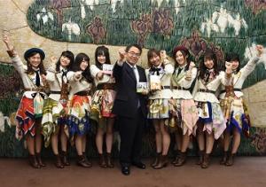 ＳＫＥ４８の知事表敬訪問