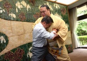 大相撲名古屋場所関係者の知事表敬訪問