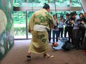 大相撲名古屋場所関係者の知事表敬訪問
