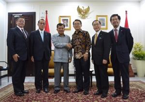 インドネシア副大統領府及びガルーダ・インドネシア航空本社を訪問しました