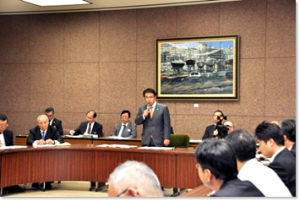 ●平成23年5月12日　浜岡原子力発電所の停止に係る意見交換会を開催しました