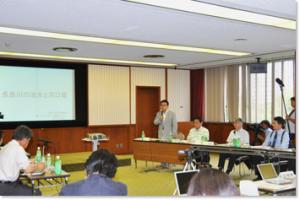 ●平成23年6月8日　長良川河口堰検証第1回プロジェクトチーム会議と公開ヒアリングの開催