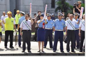 平成23年7月8日　「夏の交通安全県民運動」出発式