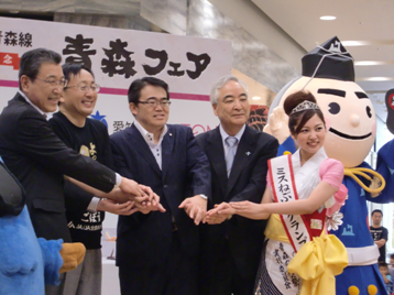平成24年6月30日　ＦＤＡ名古屋小牧―青森線就航1周年記念イベント