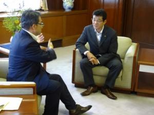 平成24年6月14日　松井大阪府知事を表敬訪問