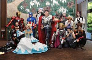 平成24年8月1日　「世界コスプレサミット2012」出場者の表敬訪問