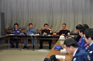平成25年2月7日　南海トラフ巨大地震対策中部ブロック協議会広域連携防災訓練を行いました