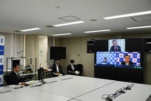 東海3県知事テレビ会議を開催しました