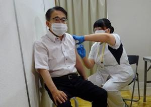大村知事が新型コロナワクチンを接種しました