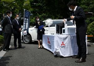 災害時における電動車両等の支援に関する協定を締結しました