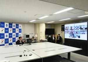 リニア中央新幹線建設促進期成同盟会臨時総会を開催しました