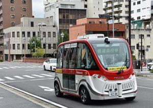 名古屋市名駅南～栄南地区において 自動運転の実証実験を実施①