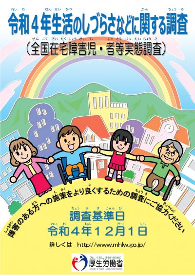 令和4年生活のしづらさなどに関する調査ポスター