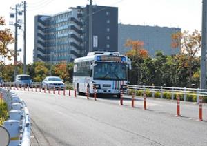 自動運転実証実験風景