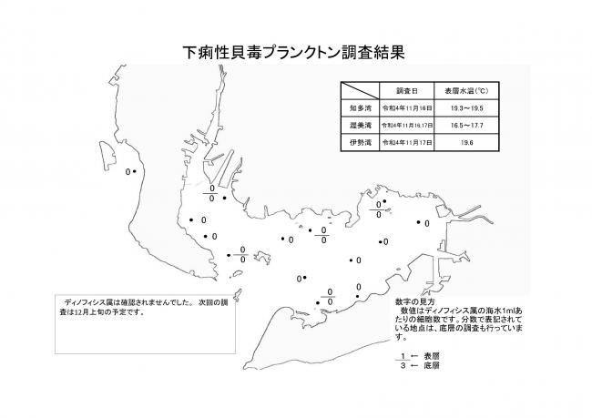 下痢性貝毒プランクトン調査結果20221116