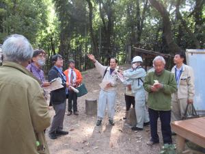 視察地（里山林整備）