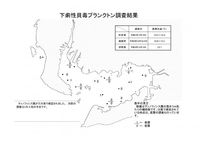 下痢性貝毒プランクトン調査結果20231218