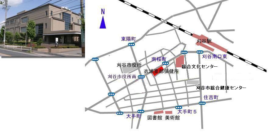 衣浦東部保健所へのアクセス 愛知県