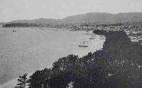 白砂青松の三谷海岸（昭和初期）