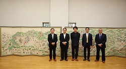 250403「徳川美術館蔵『長篠・長久手合戦図屏風』復元模写」の視察