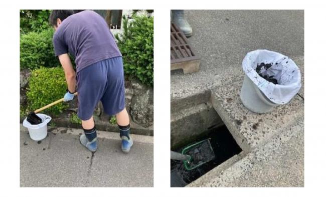 清掃活動の様子