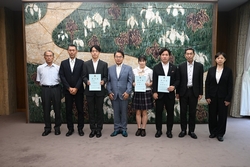0707-4 強化指定選手認定証授与式