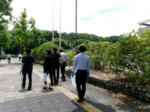 清掃の様子