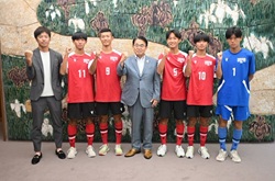 0808日本クラブユースサッカー選手権（U-15）大会出場選手の訪問.jpg