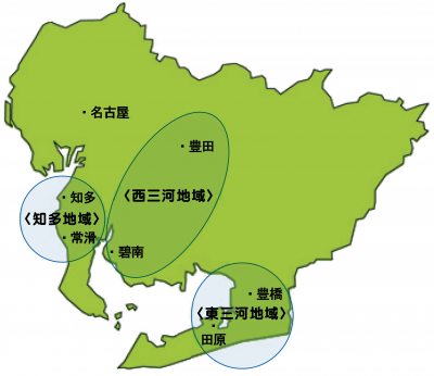 あいち新エネルギーパーク地域図
