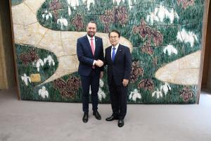 ベルギー副首相との面談