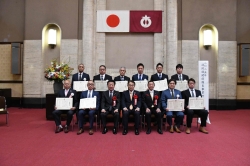 38 消防団関係優良事業所表彰式