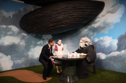 「ジブリのなりきり名場面展」の視察