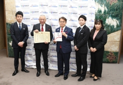 「NTPグループ」への感謝状贈呈