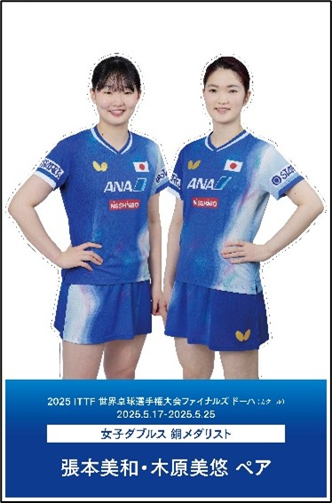 張本美和・木原美悠ペア パネルイメージ