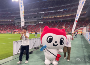 ハーフタイムにおけるPR活動