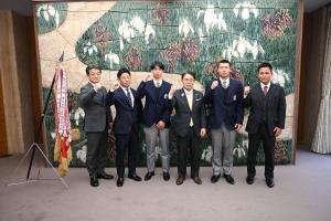 選抜高等学校野球大会出場校の訪問