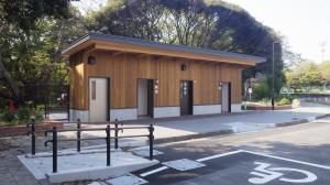 新築トイレの全景写真