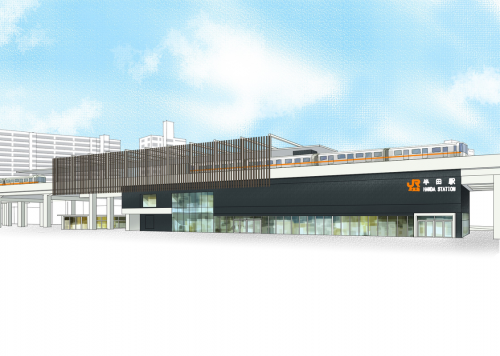 半田連立 駅舎イメージパース （半田市より）