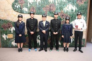 自転車用ヘルメットの寄附