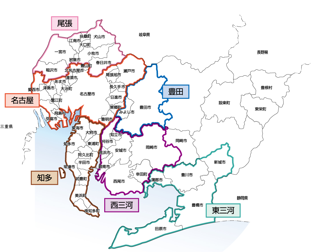 愛知県の都市計画区域