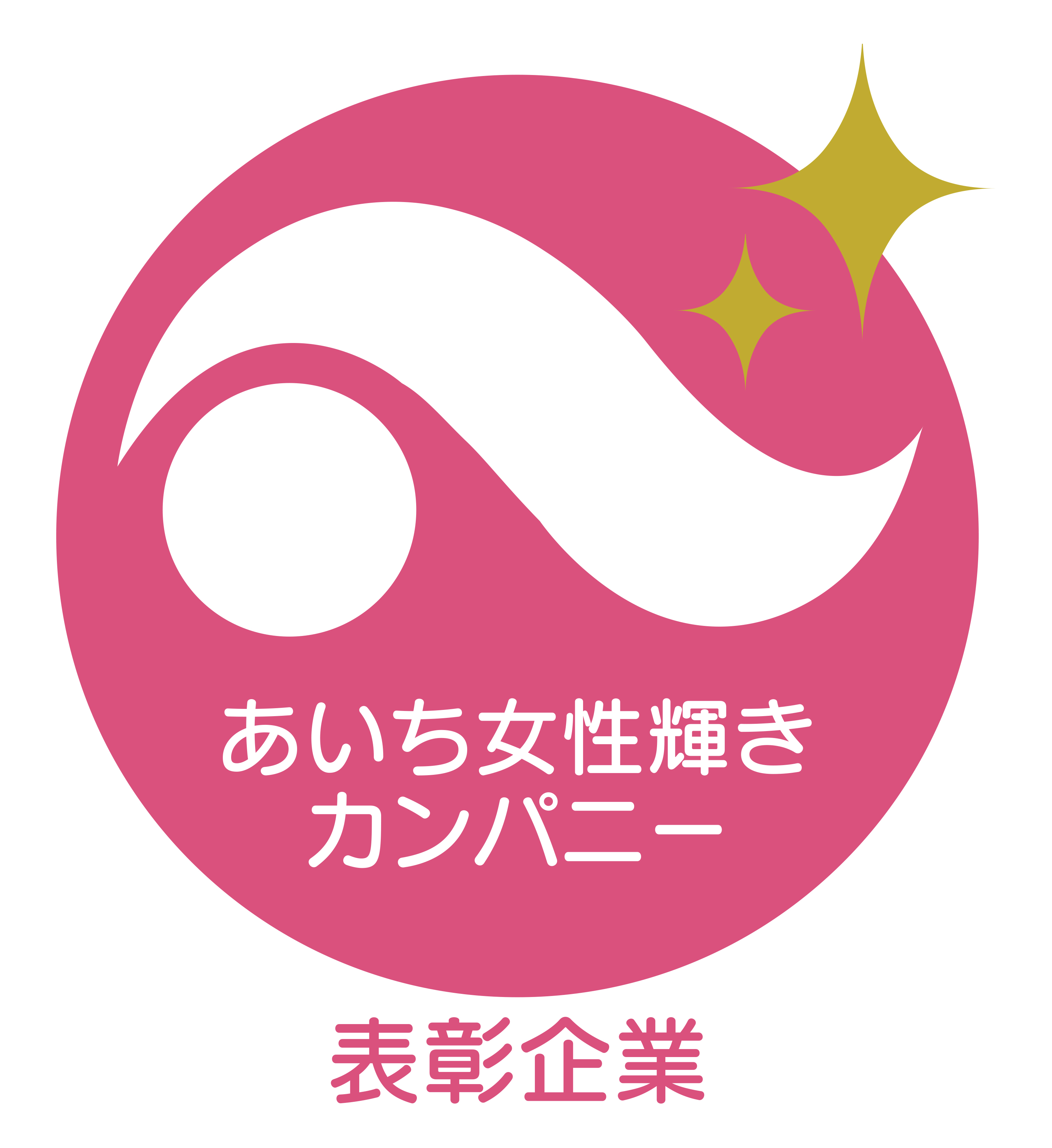 「あいち女性輝きカンパニー優良企業表彰受賞者」ロゴマーク
