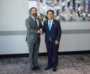 ダスティン・バローズ下院議長面談