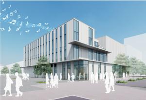 明和高等学校新音楽棟イメージ①