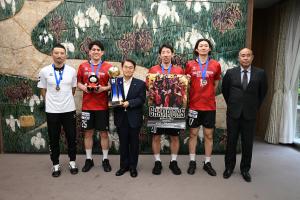 ブレイヴキングス刈谷表敬