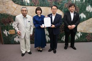 水森かおり氏表敬