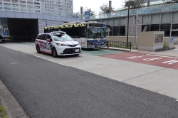 自動運転車両の試乗1