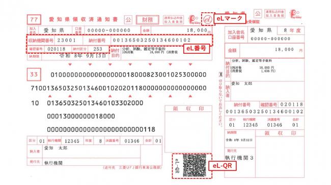 eL-QR(地方税統一QRコード)のイメージ画像